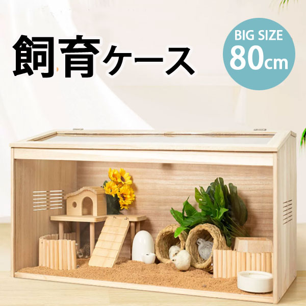 爬虫類ケージ 80×45×45㎝ リクガメ フトアゴ ゲージ 小動物 爬虫類