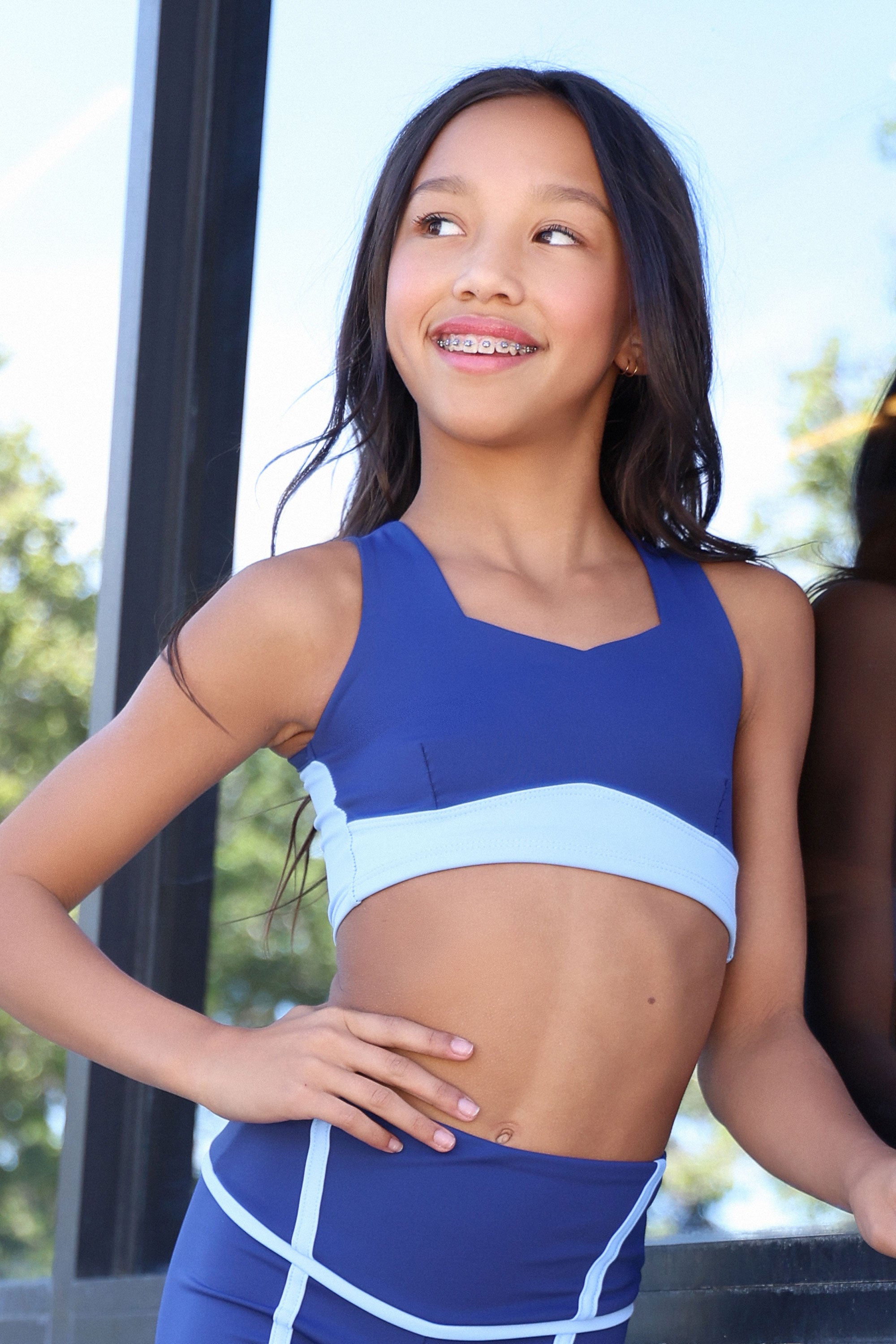 Clarity Crop - Skylight | Tiger Friday Dancewear – TigerFriday