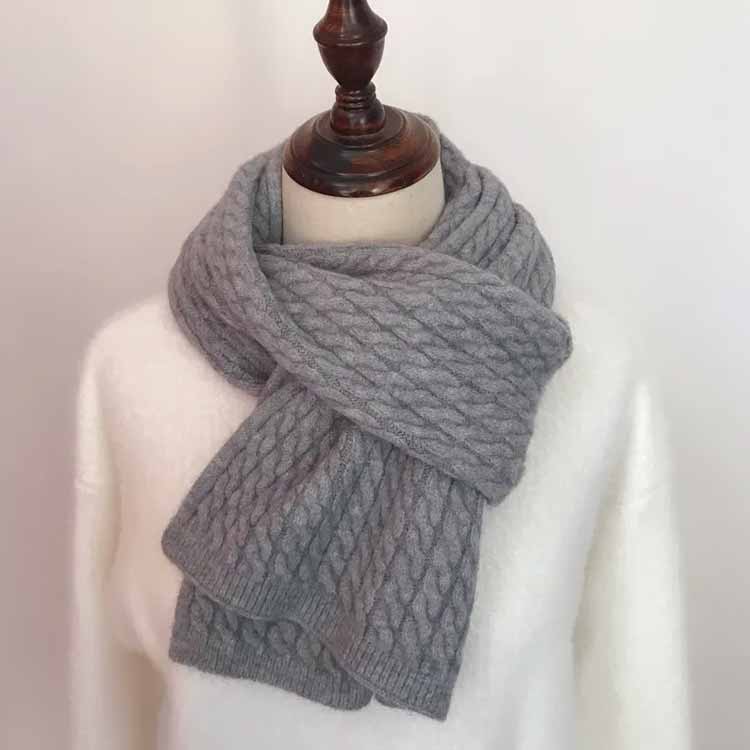 楽天市場】ケーブル編み メンズ カジュアル カギ編 ロングマフラー