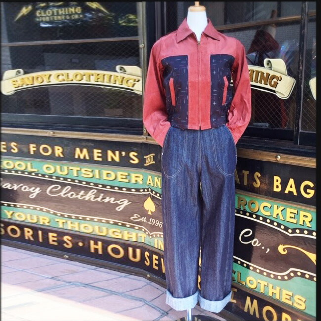 楽天市場】SAVOY CLOTHING Ladies Denim Ranch Pants デニム ランチ
