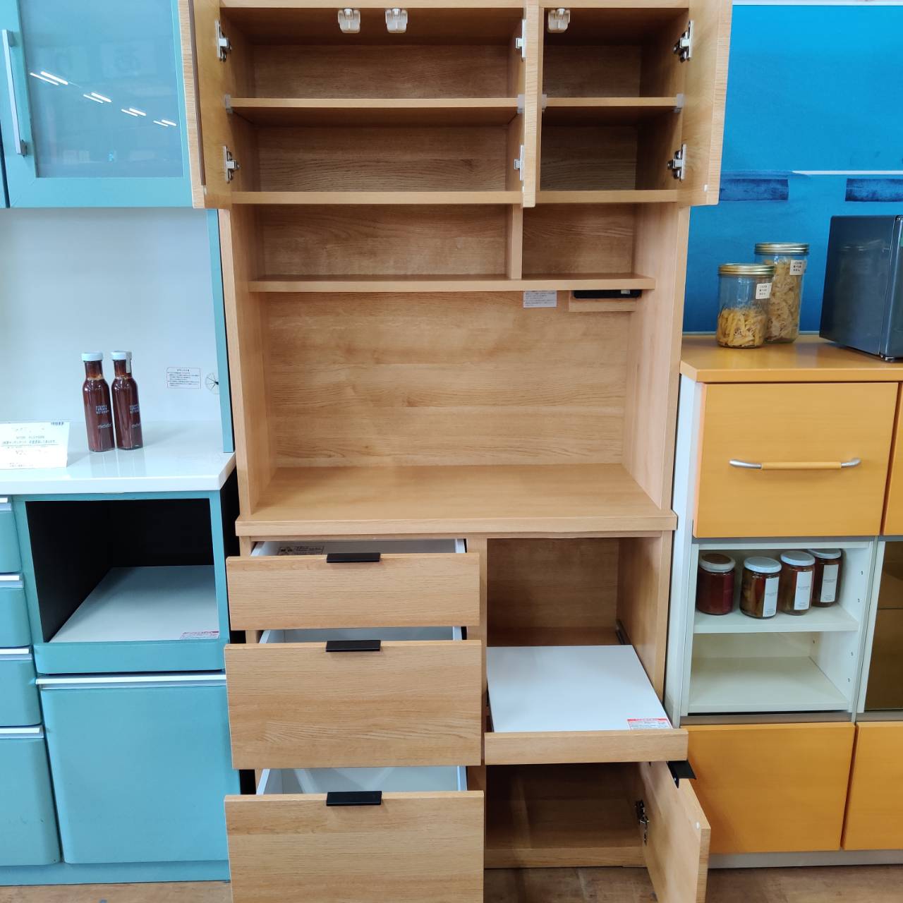 ニトリ 3枚扉キッチンボード エトナ90KB 販売中！ 愛品倶楽部柏店