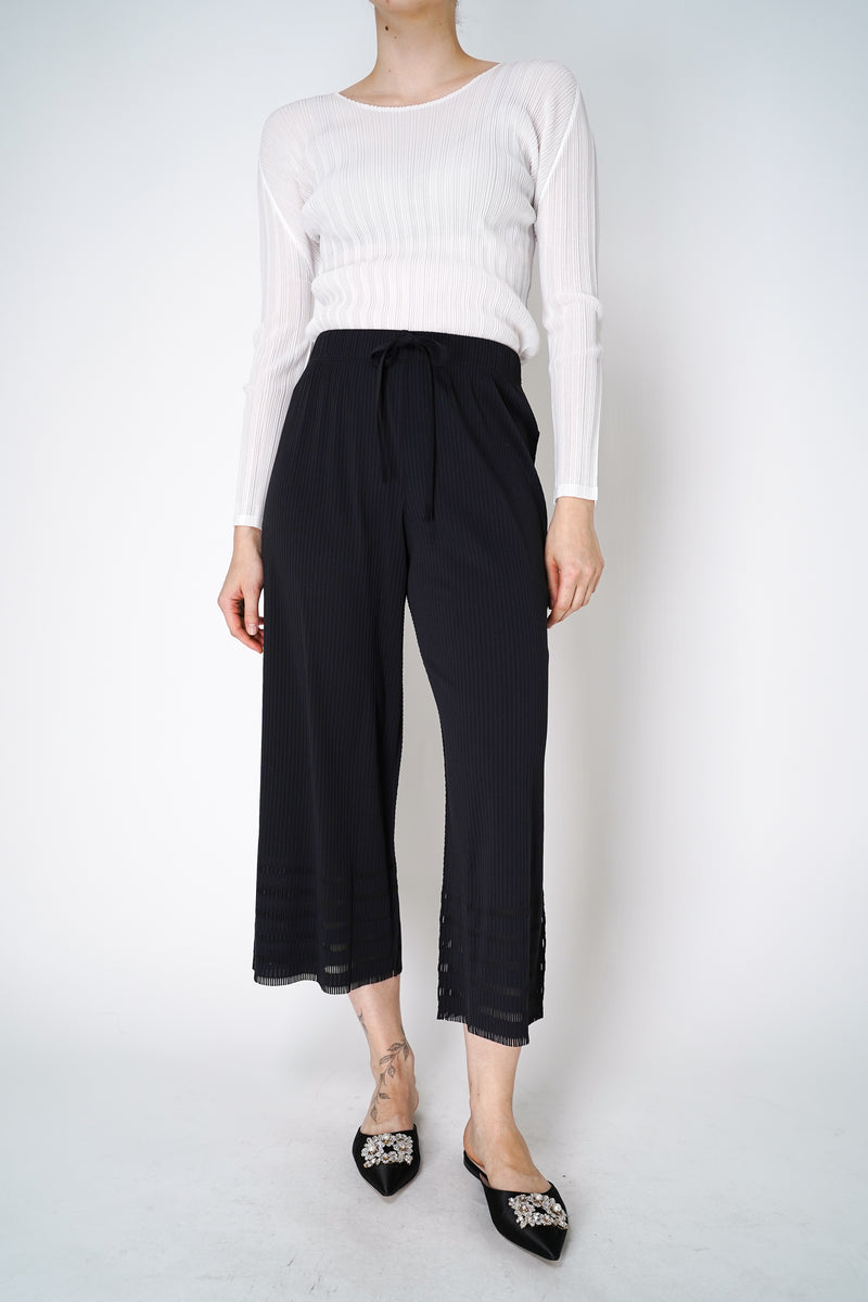 Pleats Please Issey Miyake A-Poc Basics Straight Leg Pants in