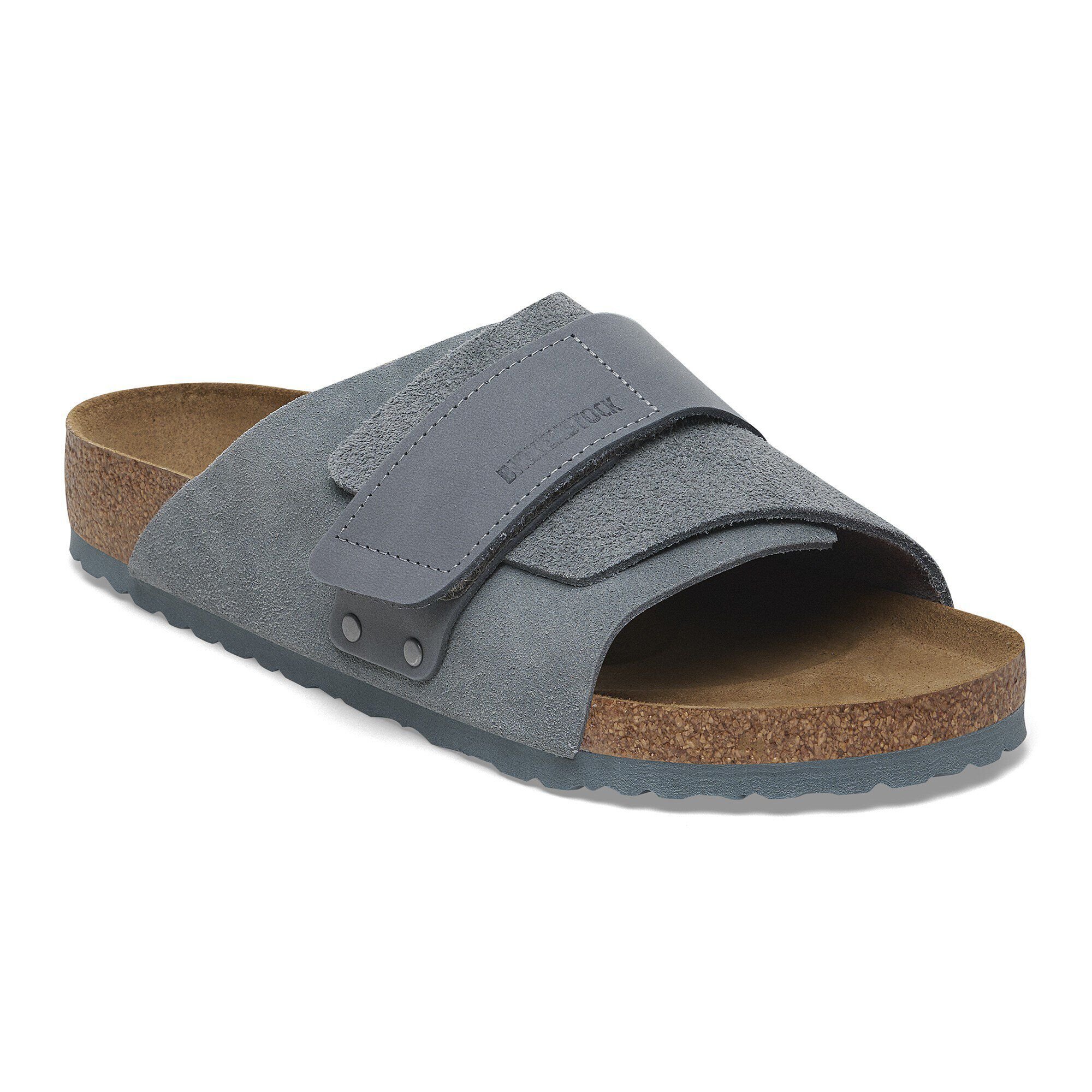 Kyoto Nubuck-Suede Leather in Color Basalt Gray | BIRKENSTOCK US