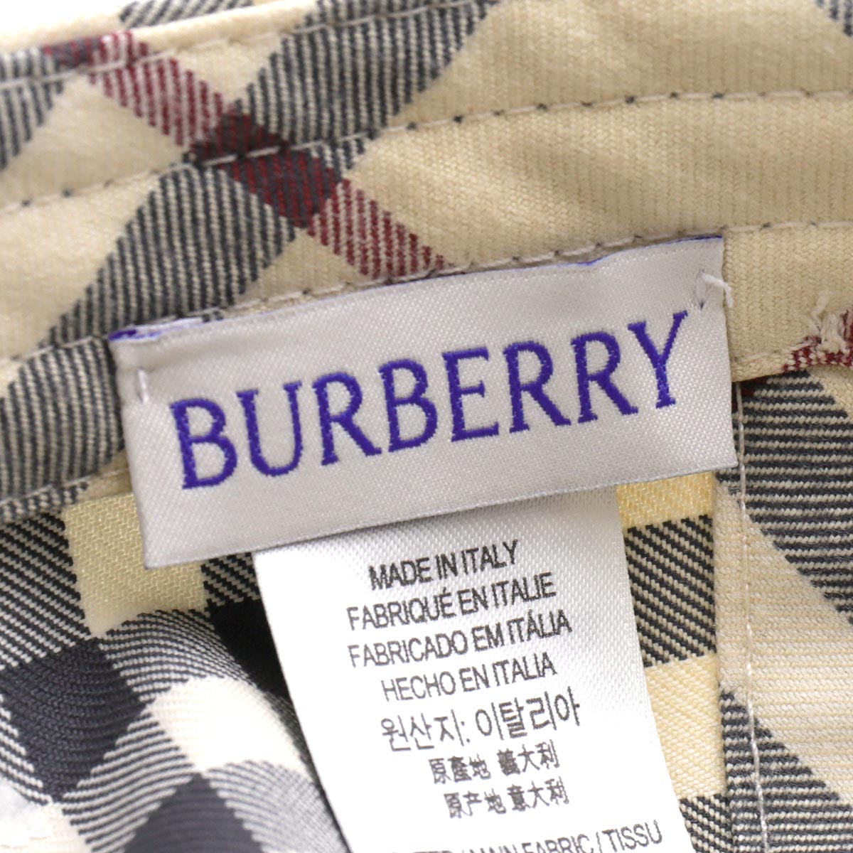 バーバリー キャップ/帽子 メンズ レディース アーカイブチェック