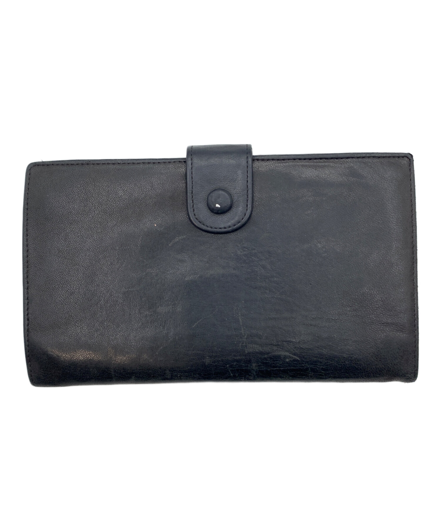 中古・古着通販】CHANEL (シャネル) ココマーク 長財布 ブラック