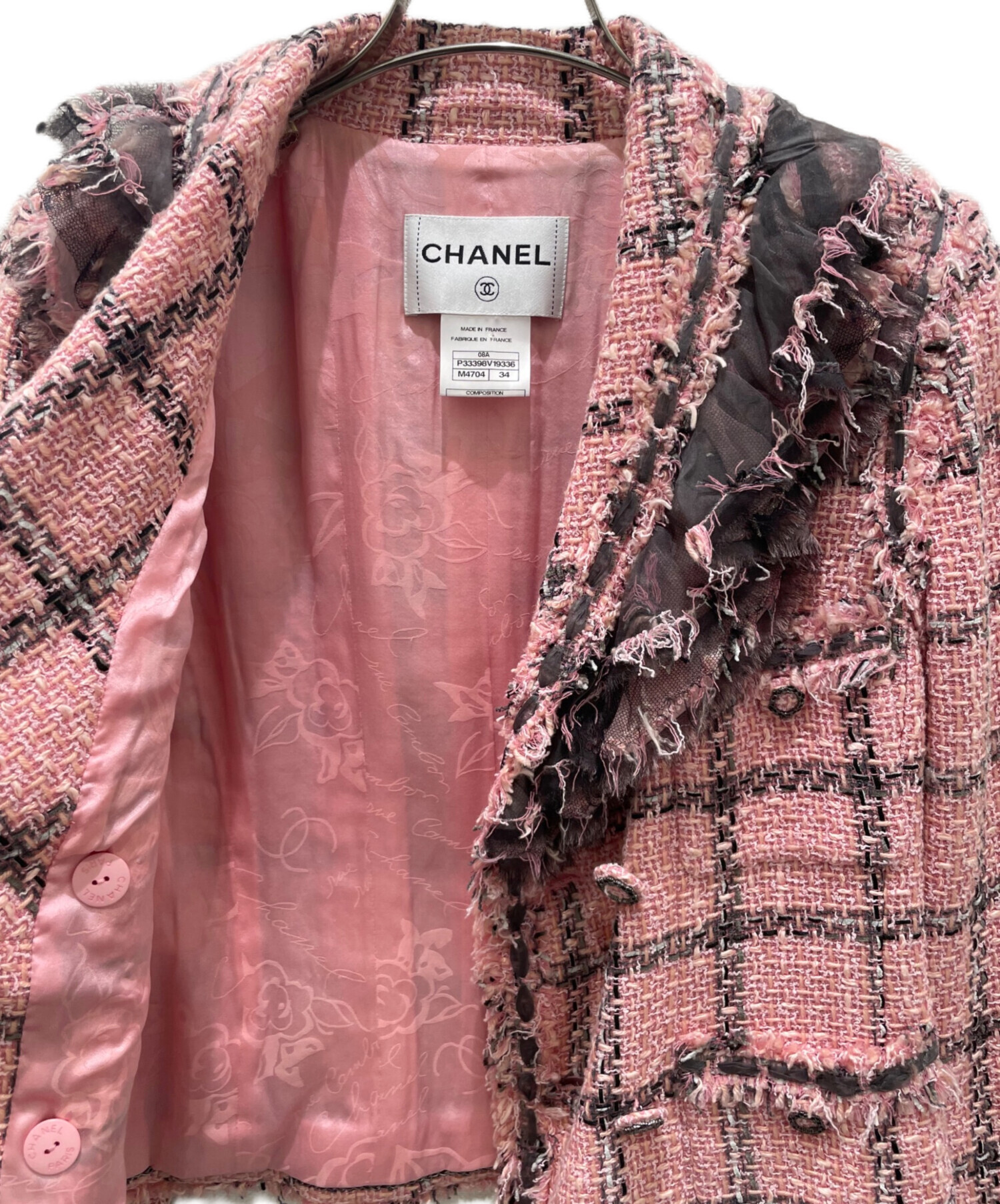 中古・古着通販】CHANEL (シャネル) ヴィンテージ ツイードジャケット