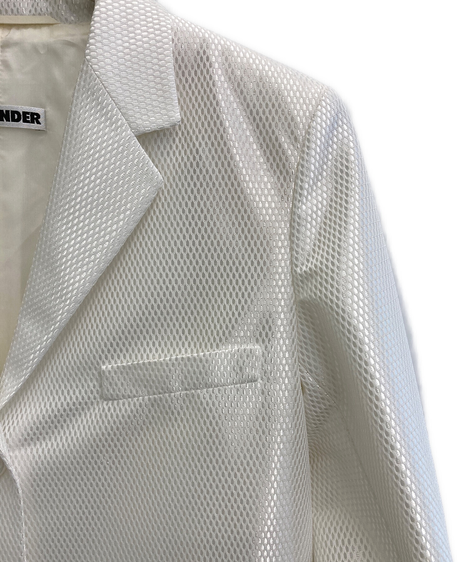 中古・古着通販】JIL SANDER (ジルサンダー) メッシュテーラード
