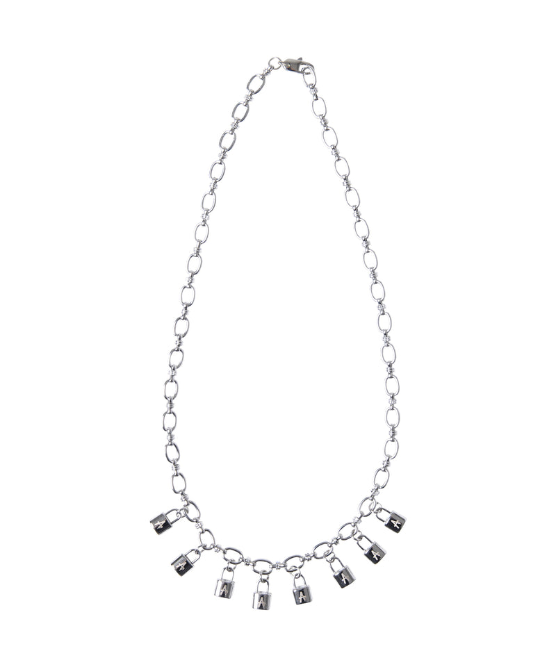 AIVER 8連パドロックネックレス