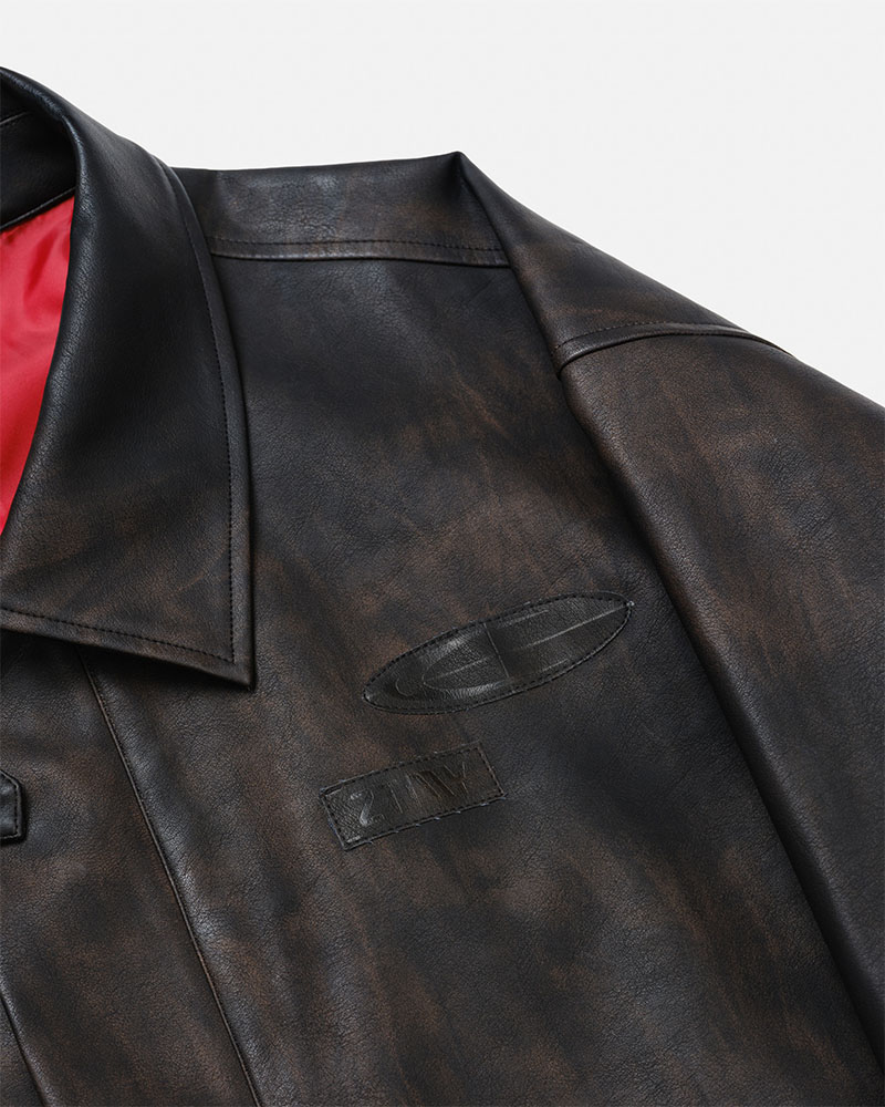 Zutomud Fake Leather Blouson - ZUTOMAYO MART