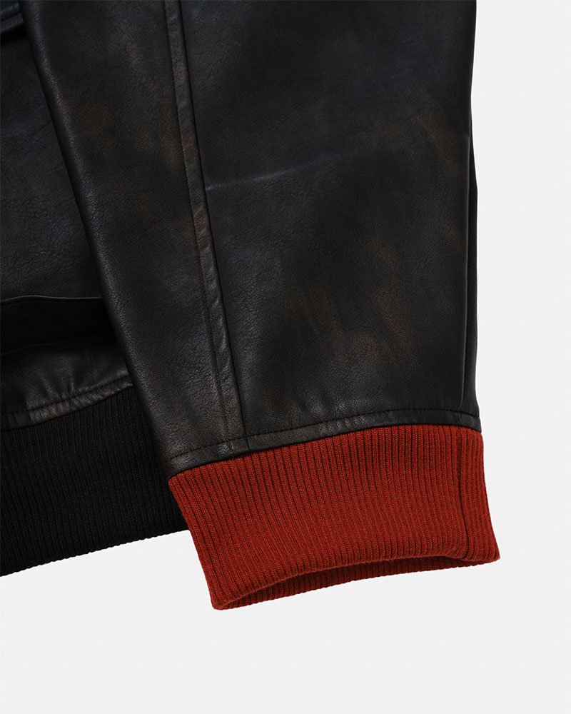 Zutomud Fake Leather Blouson - ZUTOMAYO MART