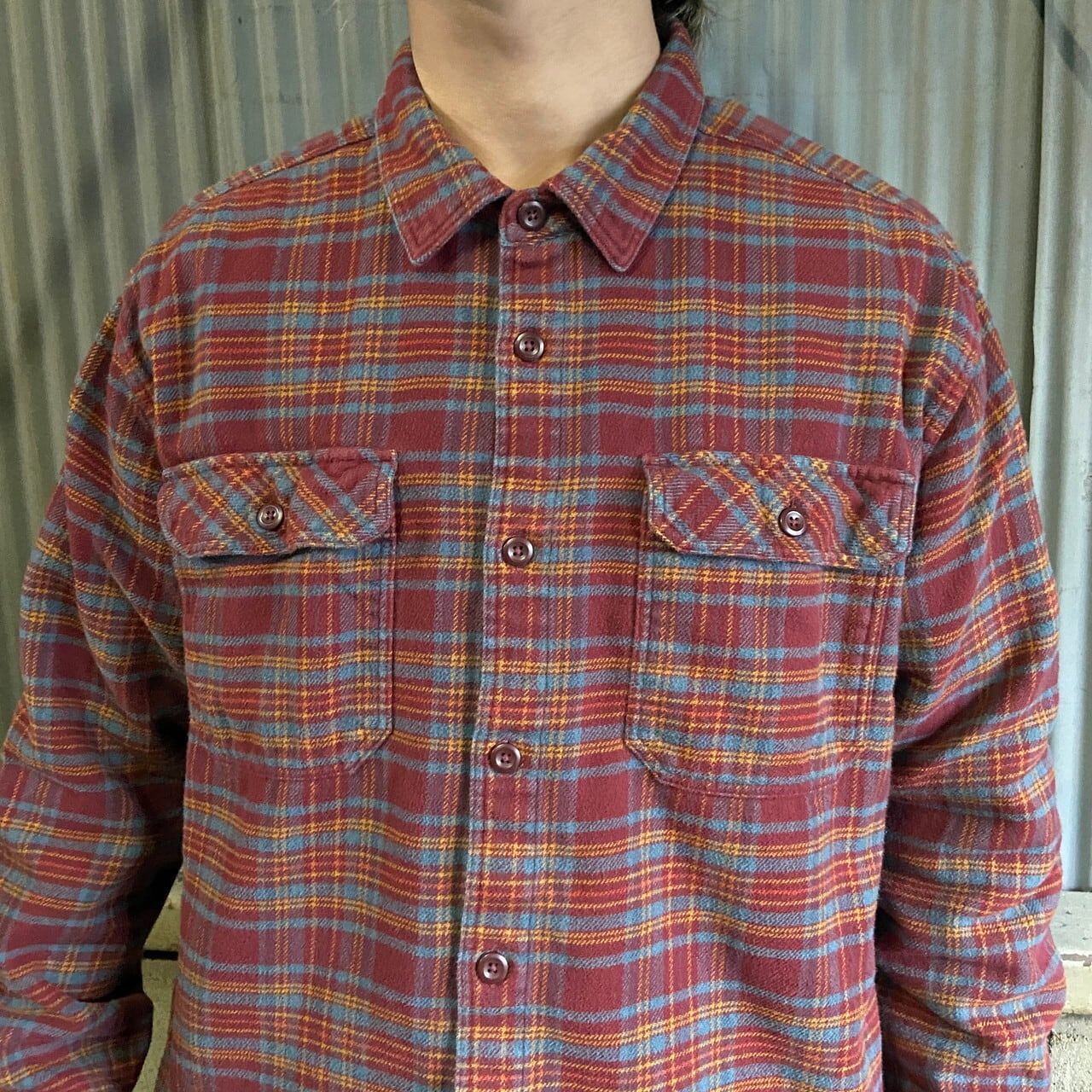 patagonia パタゴニア オーガニックコットン チェック柄 ライト