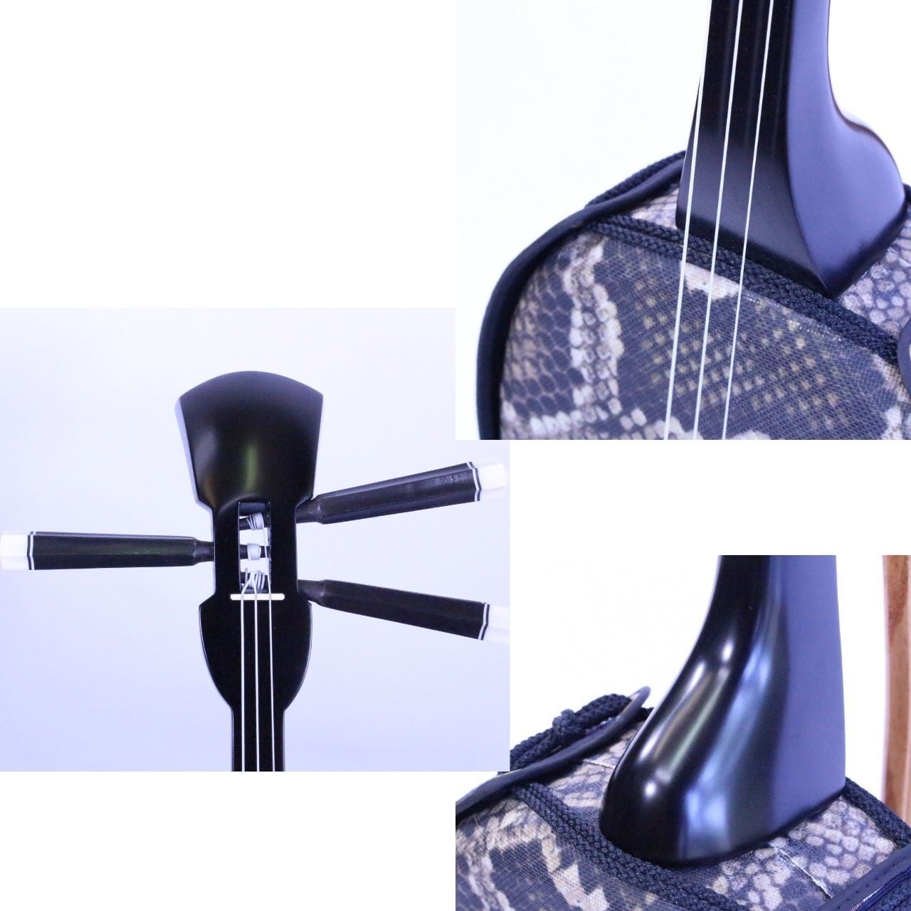 沖縄三味線 蛇皮一枚張り（両面本皮タイプ）13点セット 宮古木工芸