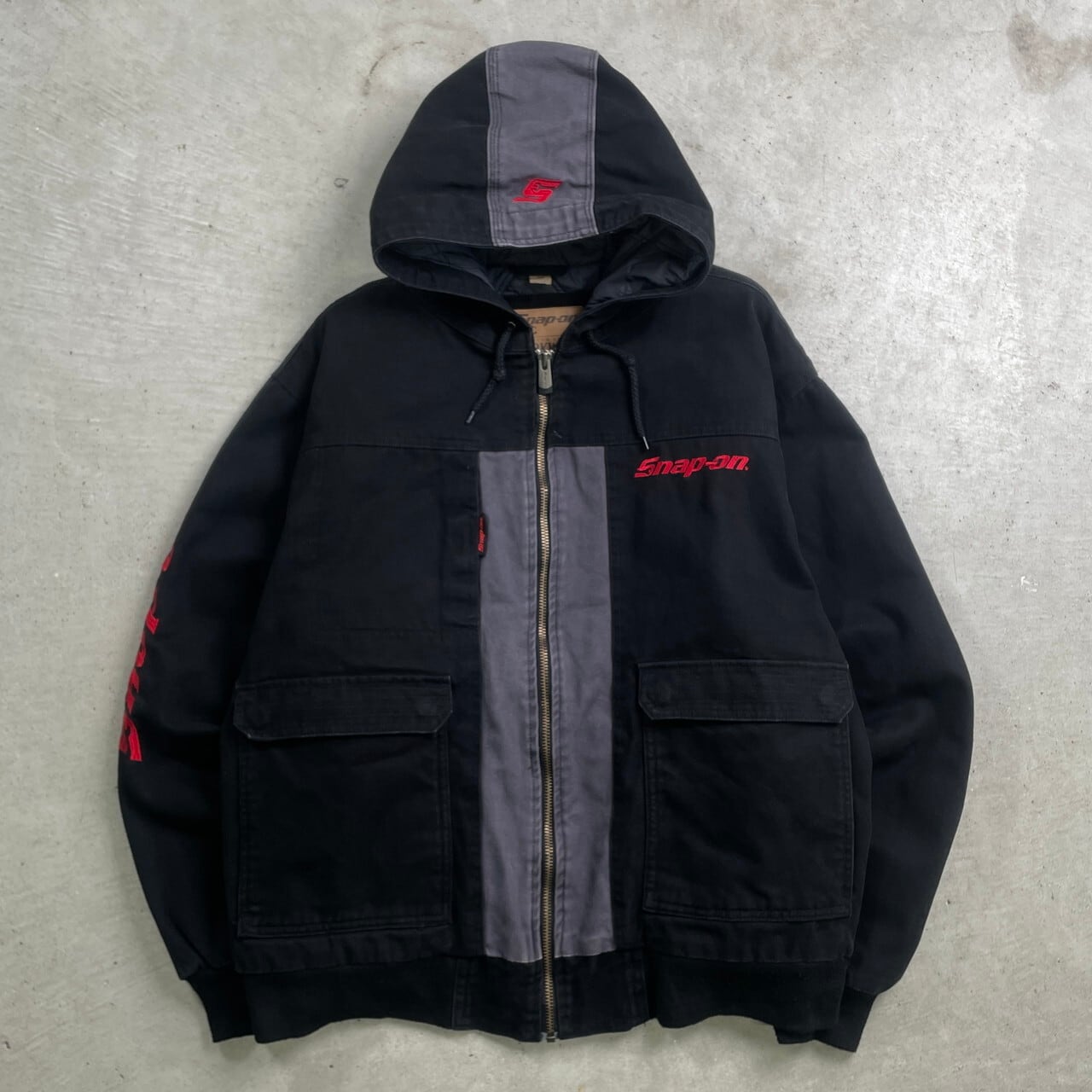 Snap-on スナップオン 企業ロゴ刺繍 ダック地 ワークジャケット