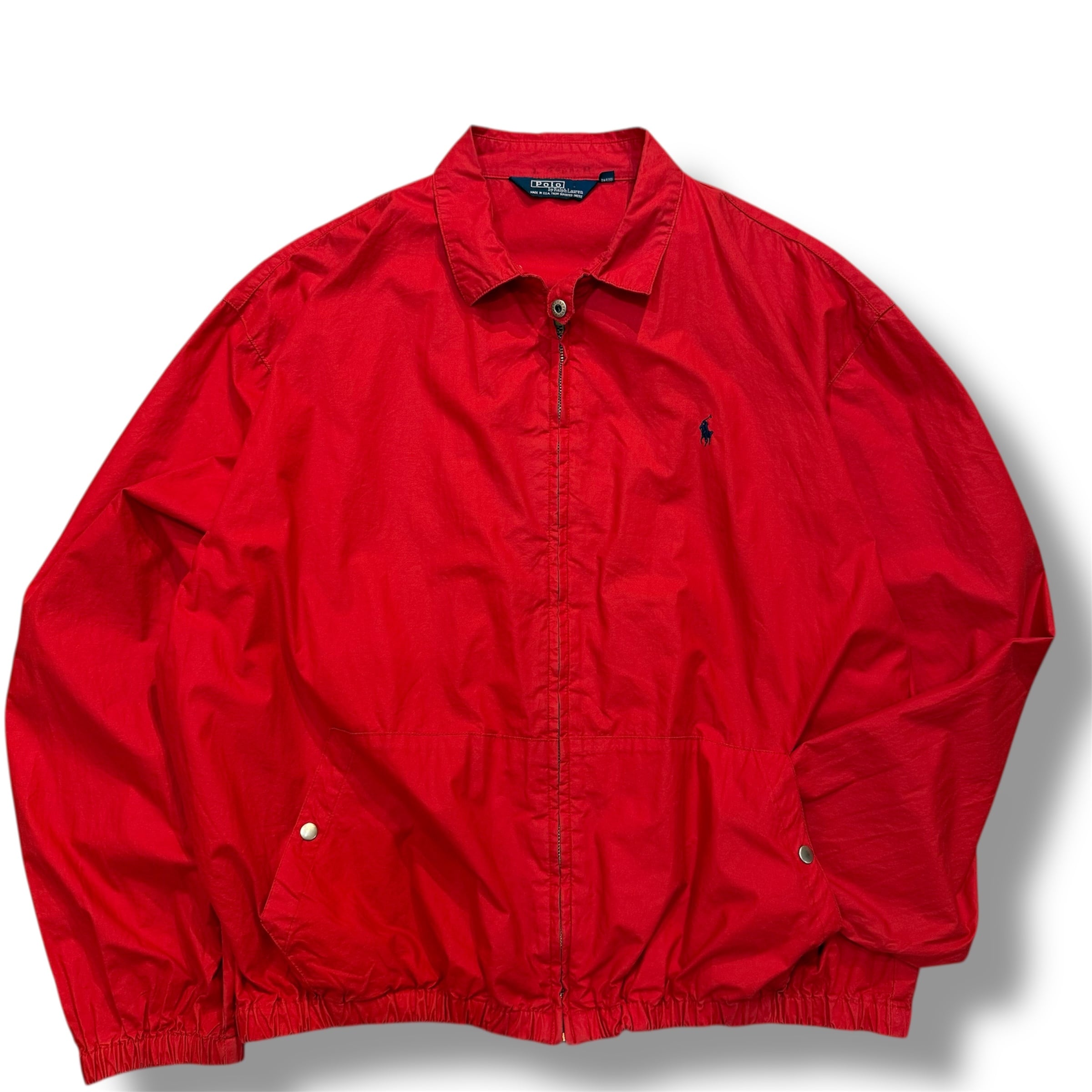 Polo by Ralph Lauren 90年代スウィングトップ 赤L 90s ラルフローレン