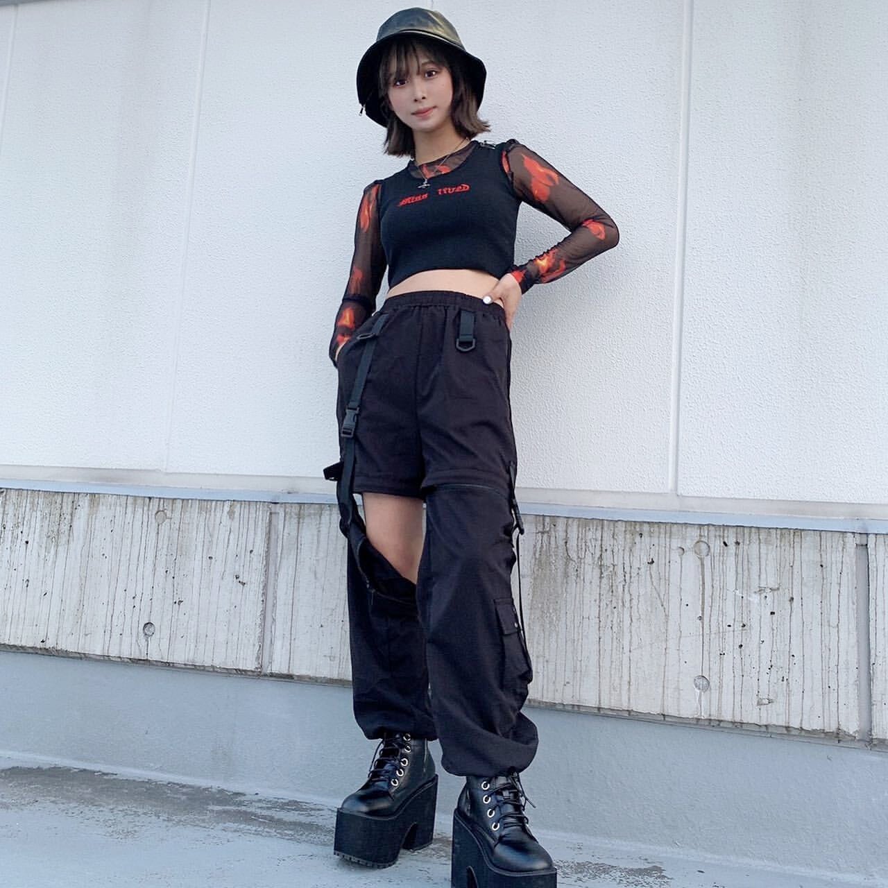 ベルト×ZIPデザインカーゴパンツ | VOLCAN&APHRODITE