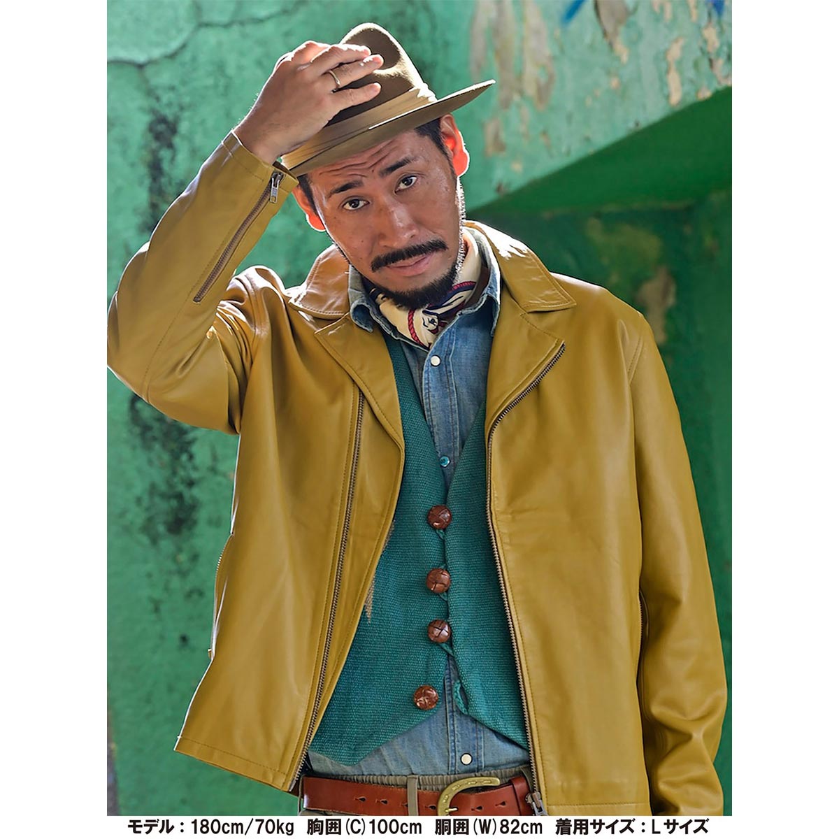 Indian インディアン Sheep Skin W Riders Jacket – Blueism