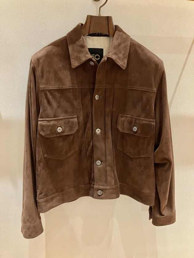 CINQUANTA〉アップデートした2nd型スエードトラッカージャケットを