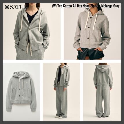 グレー（灰色）系 SATUR(セター) パーカー・フーディ(レディース