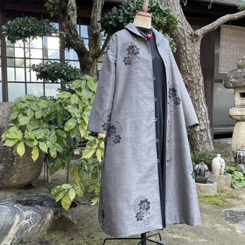 大島コートの通販 | iichi 日々の暮らしを心地よくするハンドメイドや