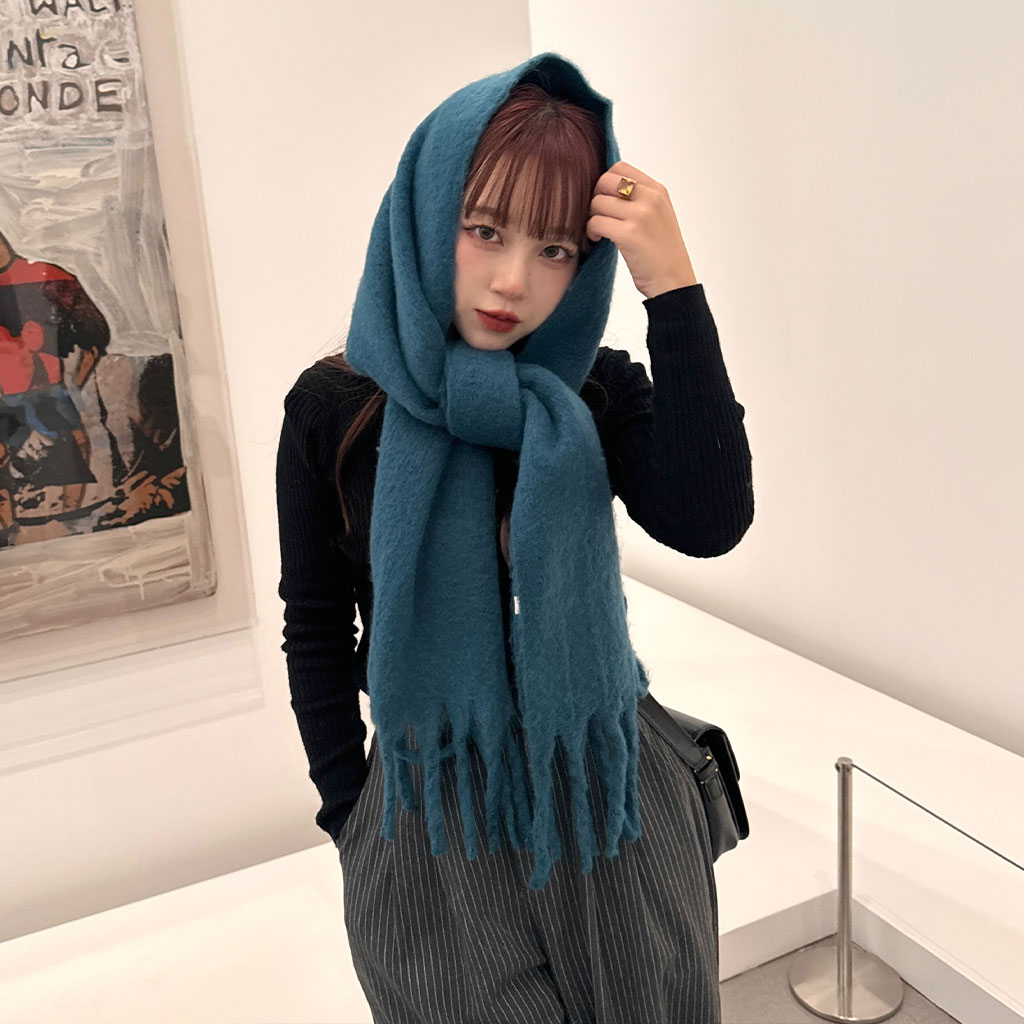 カラフルロングマフラー | ファッション通販サイト NUGU