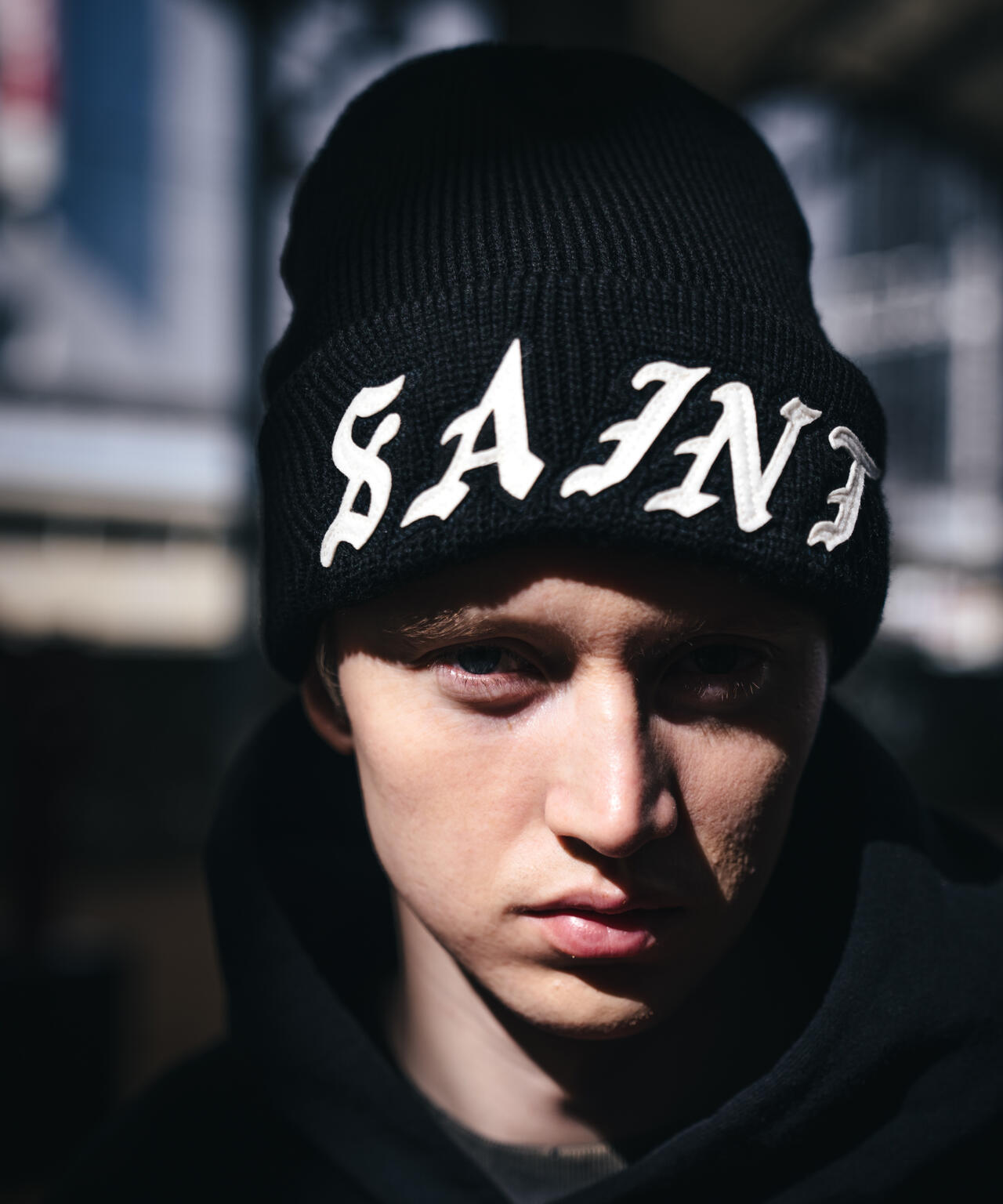 SAINT MICHAEL/セントマイケル/SG KNIT CAP/SAINT SEGA/BLACK | ROYAL