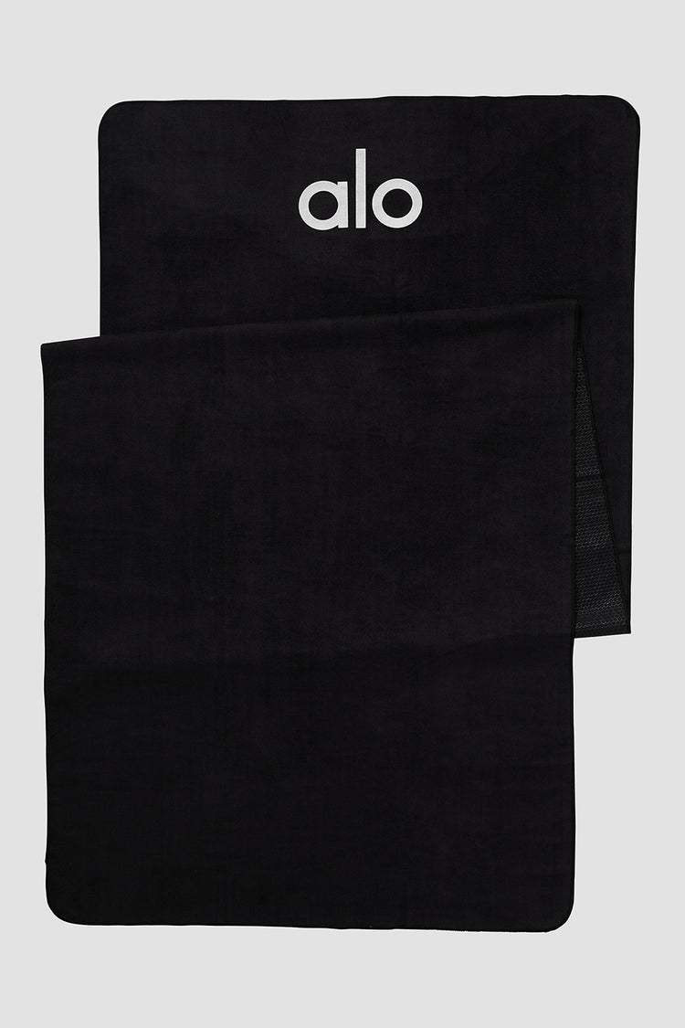 Grounded No-Slip Towel - Black | ALO