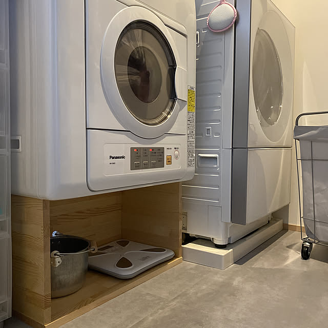 衣類乾燥機専用 自立スタンドN-UF11-S 2023年購入 Amazon.co.jp