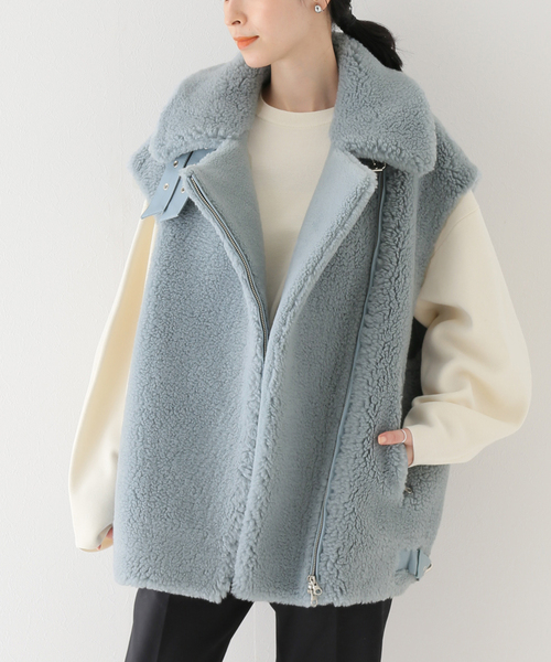 IENA（イエナ）の「【venit/ヴェニット】ボアライダースベスト