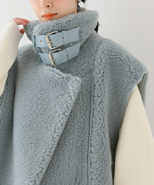 IENA（イエナ）の「【venit/ヴェニット】ボアライダースベスト