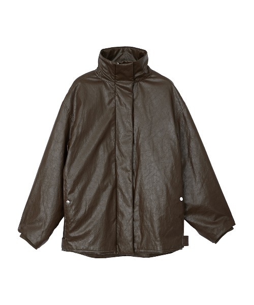 PASTING LIKE SYNTHETIC LEATHER JACKET（その他アウター）｜Ameri