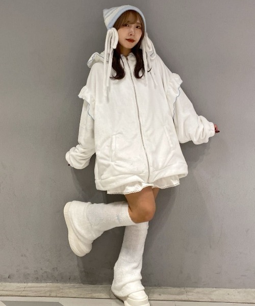 Whinny（ホワイニー）の「Whinny/ベイビーぷりぷりパーカー（ブルゾン