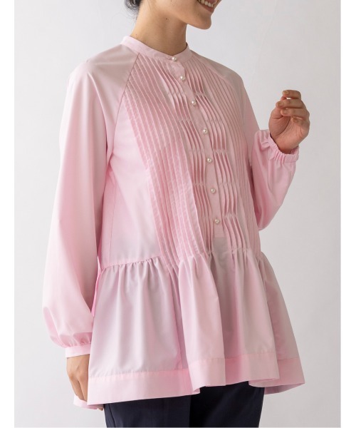 セール】【SONO/ソーノ】ウェイビータックパールブラウス（シャツ