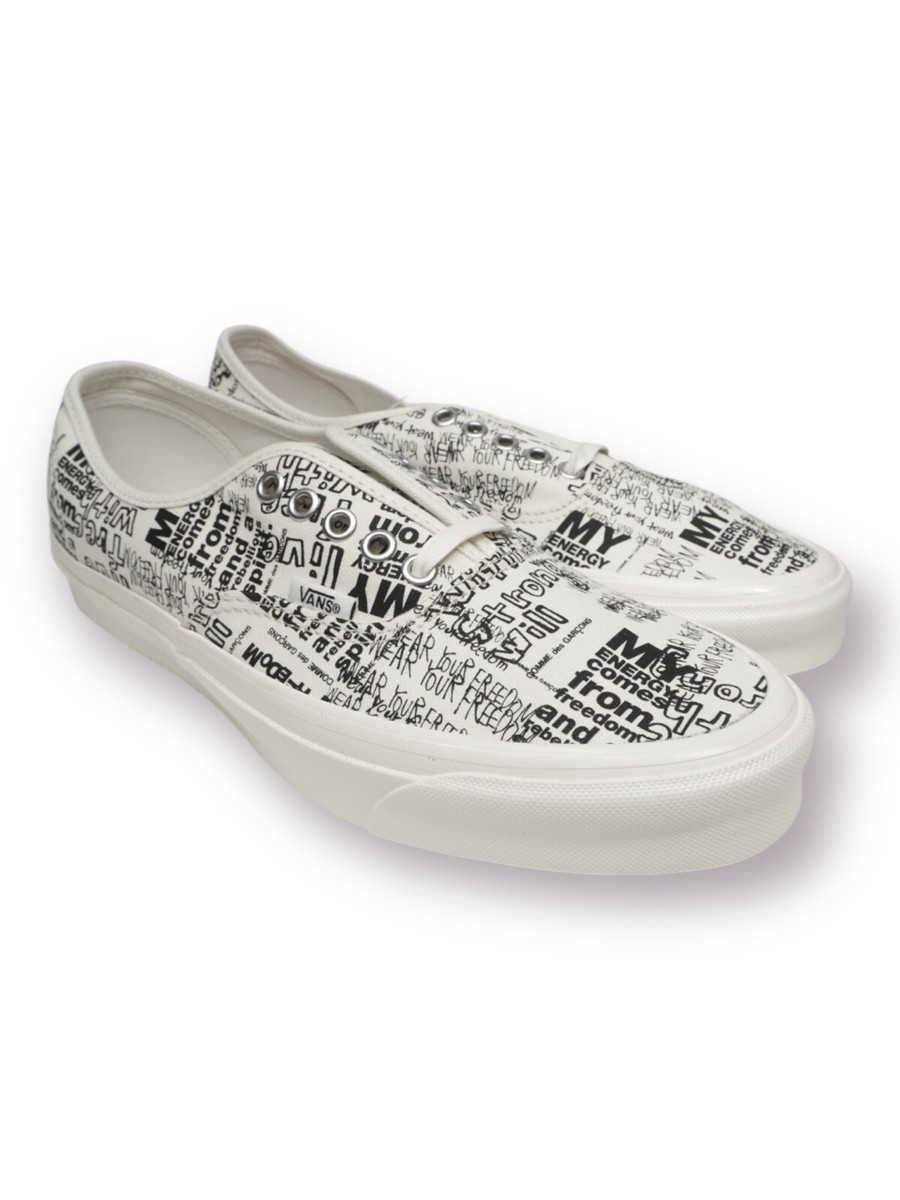 Size 10 - VANS Comme des Garçons x OG Authentic LX 'Graffiti' | eBay