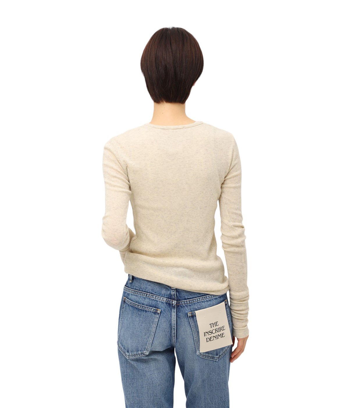 レディース】別注 Open L/S Tee | INSCRIRE(アンスクリア) / トップス