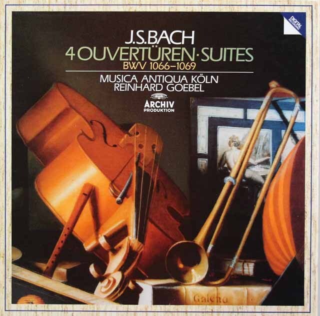 LP レコード ゲーベル、ムジカ・アンティクヮ・ケルンのバッハ/管弦楽
