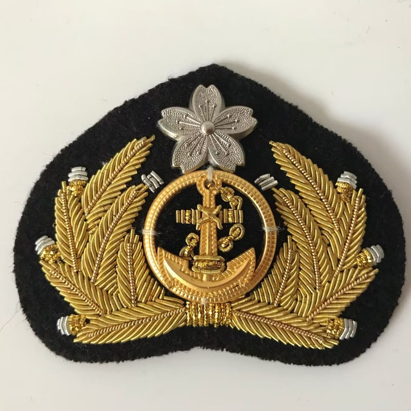 WW2 大日本帝国海軍 士官軍帽 帽章 精密複製 | MilitaryX's STORE