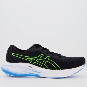 Tênis Asics Gel Pulse 15 SE Preto e Azul - FutFanatics
