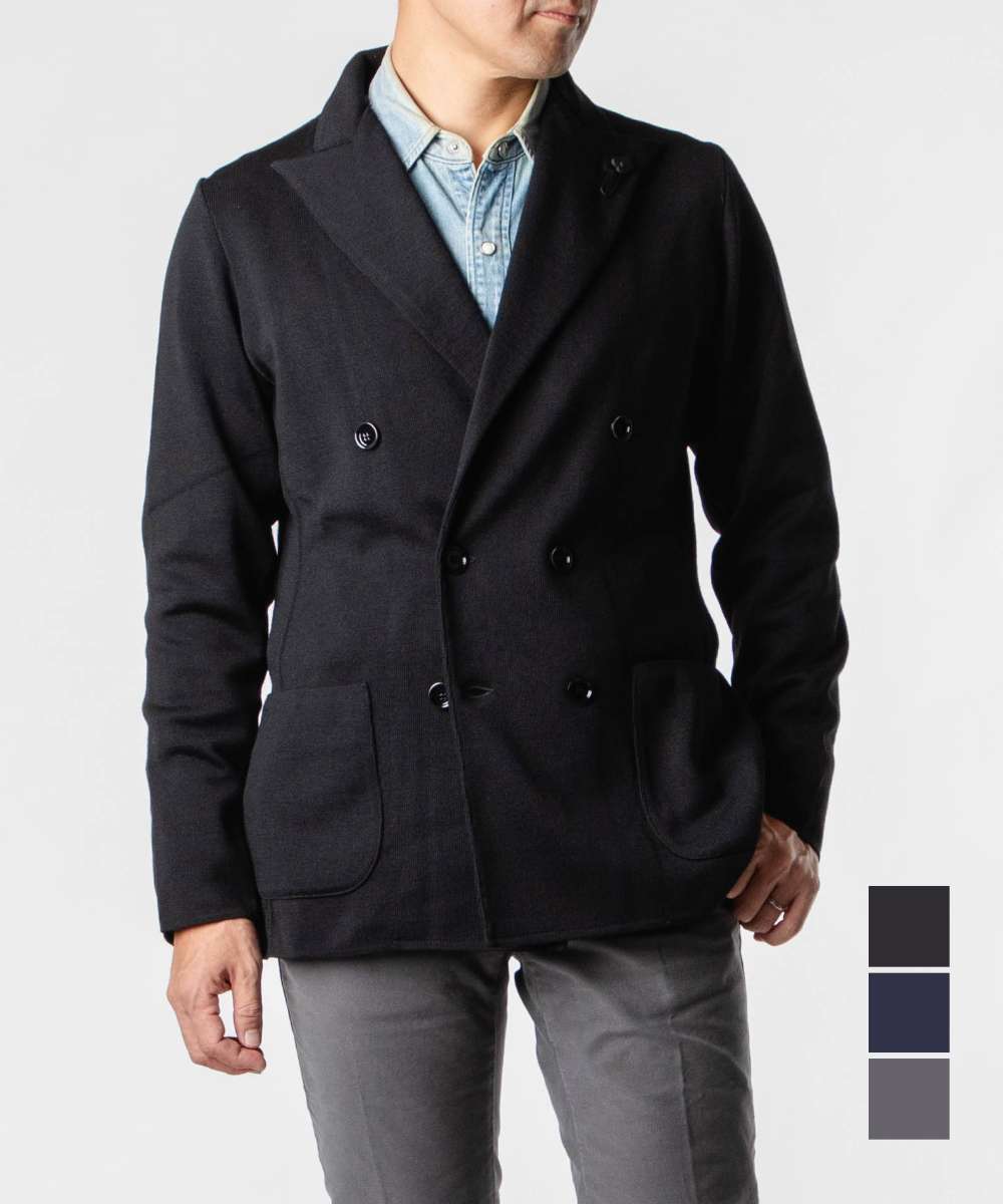 ラルディーニ LARDINI IVLJM57 IV63000 ジャケット KNIT JACKET メンズ