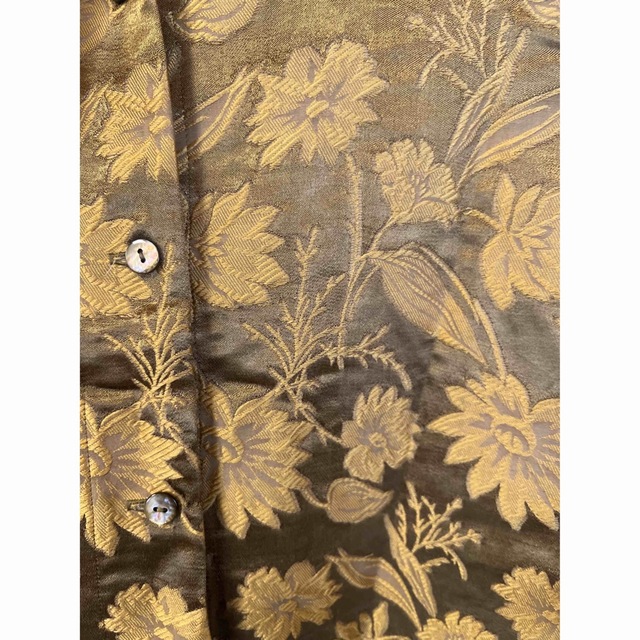 ERiKO KATORi flower jaquard puffsleeve