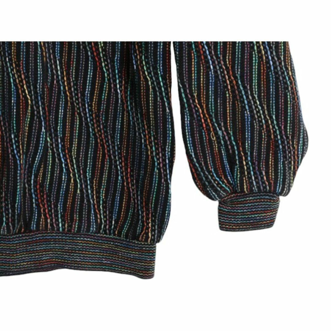 90s カナダ製 TUNDRA 3D 立体編み コットン ニット セーター メンズ M