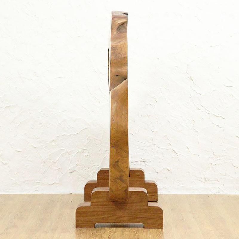 衝立 ケヤキ 和風 昭和中期 108cm幅 アンティーク