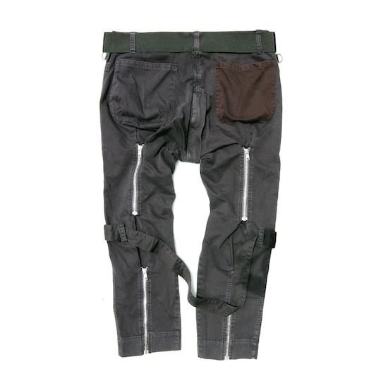 bondage trousers modern faded black - PEEL&LIFT