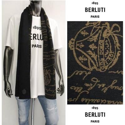 ベルルッティ BERLUTI メンズ 小物 ストール マフラー ロゴ ユニ