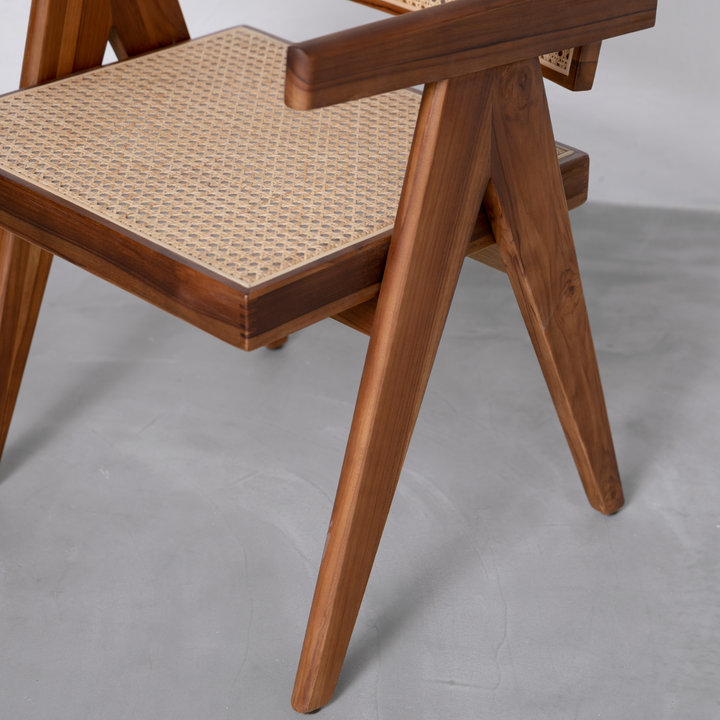 V-leg Office Chair PH28 Teak / Vレッグオフィスチェア チーク
