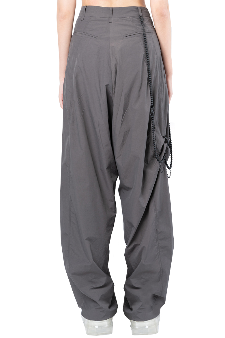 Shop HYEIN SEO CHAINED WIDE PANTS SLATE GREY | LARMOIRE-SINGAPORE.COM