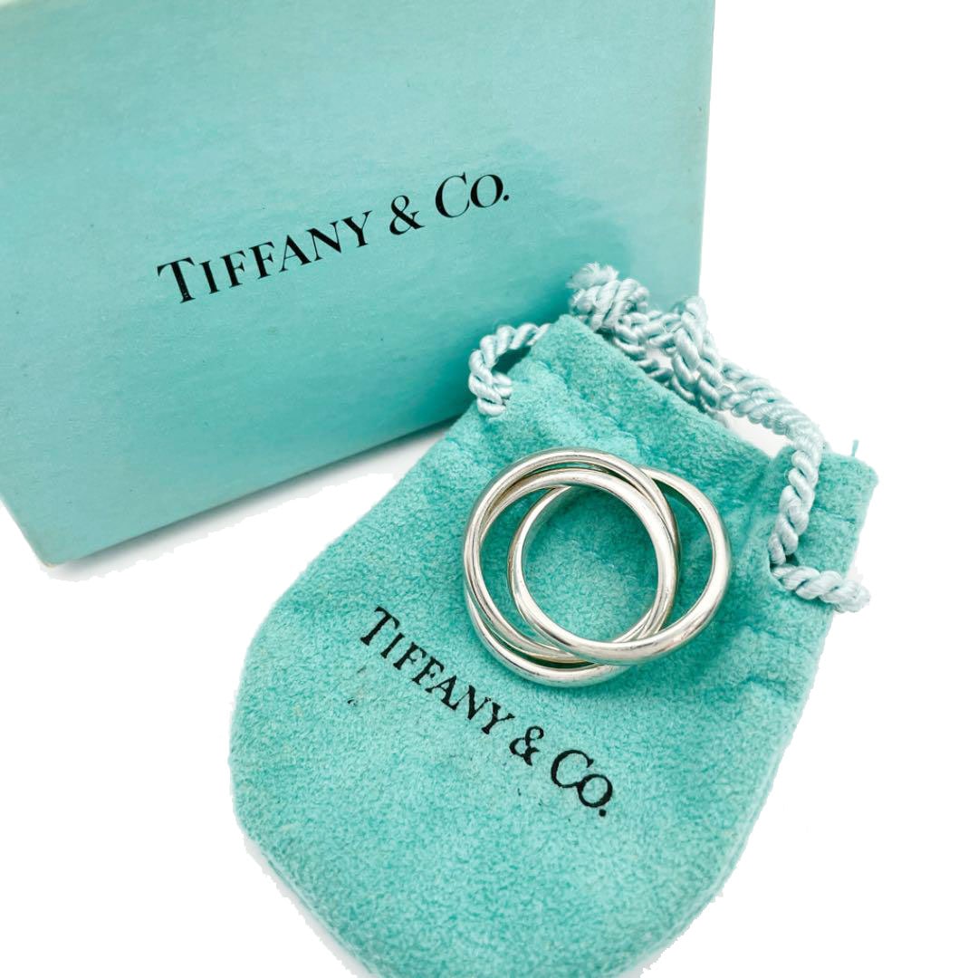 TIFFANY ティファニー 3連リング 指輪 トリニティ 925 シルバー