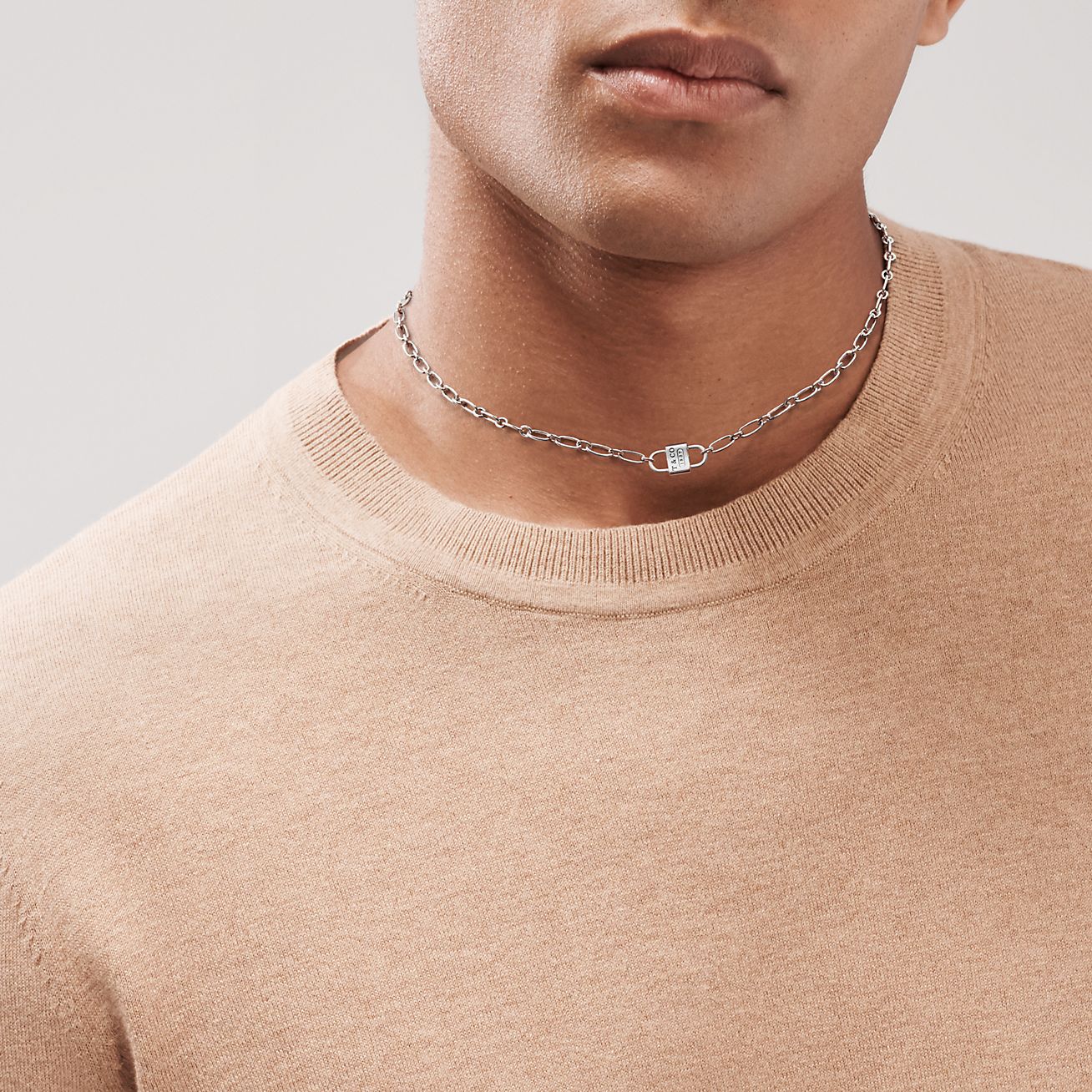ティファニー 1837™ ダブル ロック ネックレス スターリングシルバー