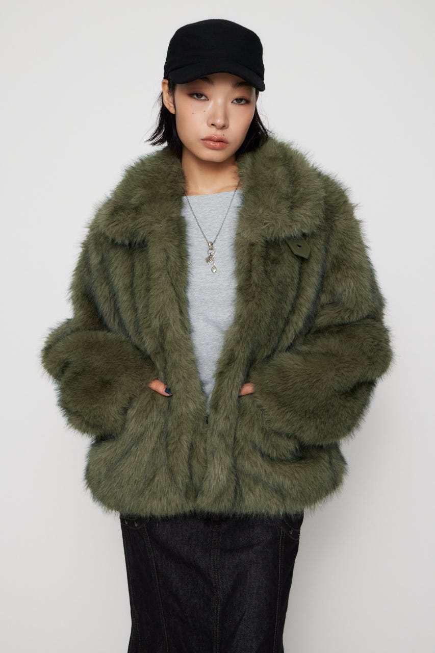 LAGUA GEM | POCKET POINT FAUX FUR コート (コート ) |SHEL'TTER WEBSTORE