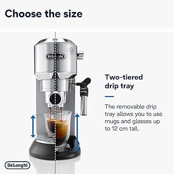 Amazon | DeLonghi America, EC685M Dedica Deluxe Espresso, Silver