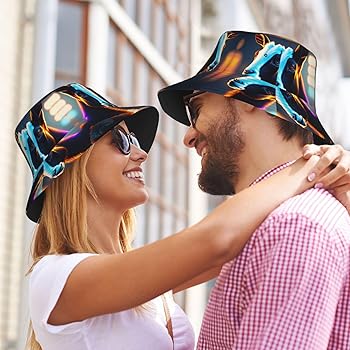 XZDCAL Ultra Realistic Cyberpunk Goat Bucket Hat – Lightweight and